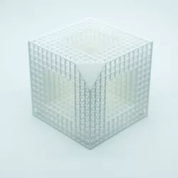 Cube birdhouse