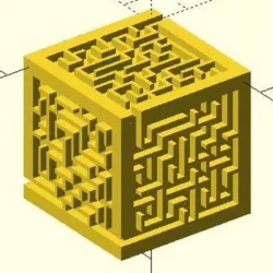 Cube maze