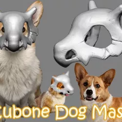 Cubone Dog Mask