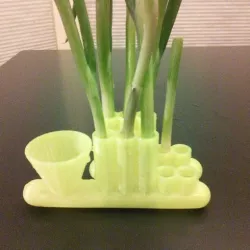 Customizable Vege & Flower Tubes (Supportless & Single Print)