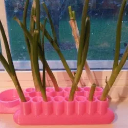 Customizable Vege & Flower Tubes (Supportless & Single Print)