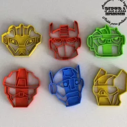 CUTTING MOULD FOR FONDANT RESCUEBOTS TRANSFORMERS