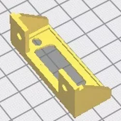 DB-15 male connector bracket