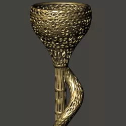 Decorative cup for SLA printing