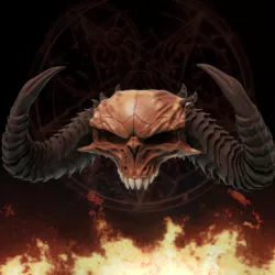 Diablo Skull - Diablo 2 and IV
