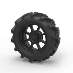 Diecast Wheel from Mud truck