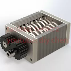 DIY mini shredder plastic crusher