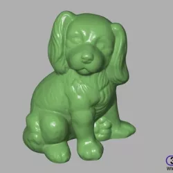 Dog Sculpture 3D Scan
