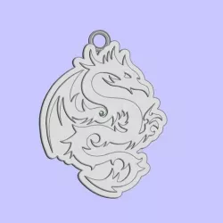 dragon keychain
