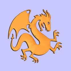 dragon keychain