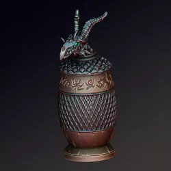 Dragon urn