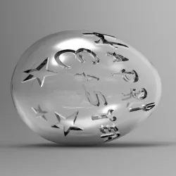 easter egg 3D