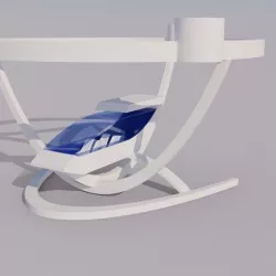Elegant Passenger Drone - Vertical Take-off and Landing Aircraft