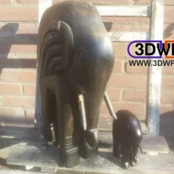 Elephant Statue 3D Scan