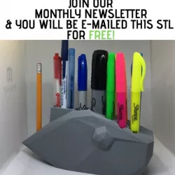 FISHING LURE PEN HOLDER low poly V3