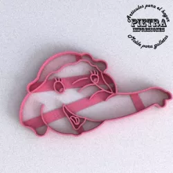 FONDANT COOKIE CUTTER LADY DUMBO DISNEY