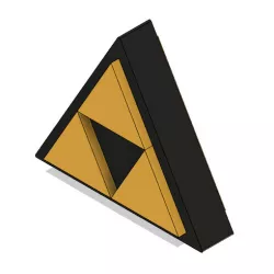 Free Triforce Christmas Tree Topper