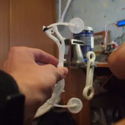 Fully 3d printed compound bow