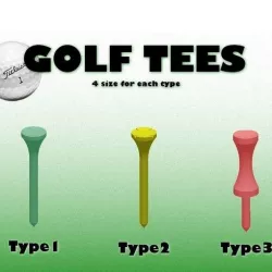 Golf Tees (3 types)