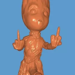 groot with root