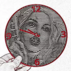 Harley Quinn wall clock