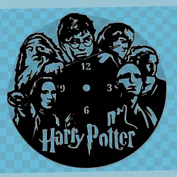 Harry Potter wall clock