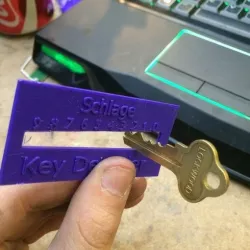 Key Decoder (For duplicating house keys)