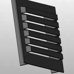 Kitchen plinth grille