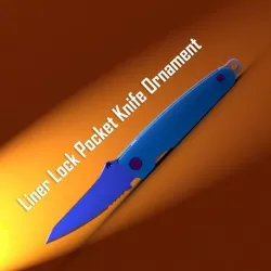 Liner Lock Pocket Knife Ornament