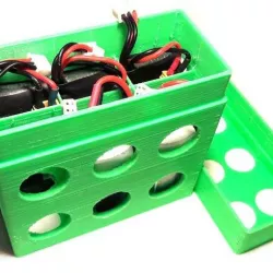 Lipo 2S 950mah 65C - transport / storage case