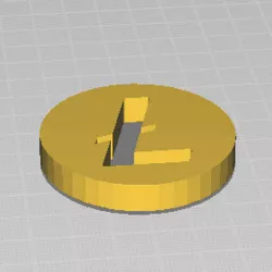 Litecoin coin - simple