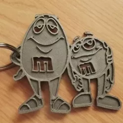M&m keychain