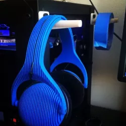 Makerbot Replicator Headphone/Tape Rack