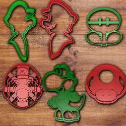 Mario bros Cookie cutter set 2