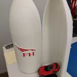 Matchbox Roadster Falcon Heavy Fairings