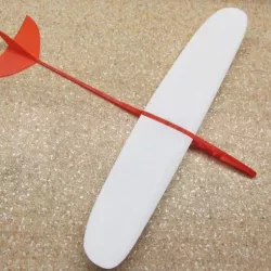 Mela.  Plane model. Glider, airplane.