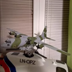 Micro C-130 Hercules RC model