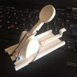 Mini Catapult - Supports for the base