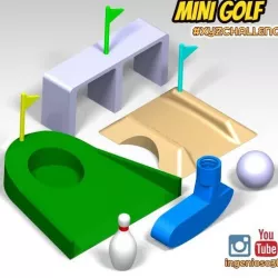 Mini golf for fun and take a break