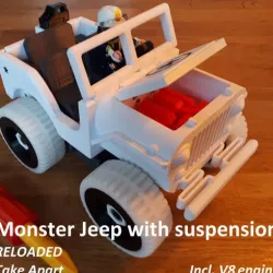 Monster Jeep Willy - Take Apart (RELOADED)