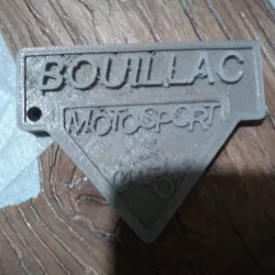 Motorcycle cross key ring