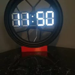 Motorcycle Wheel Clock
