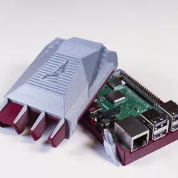 Multi-Color Raspberry Pi 3B+ Case (Mosaic Logo)