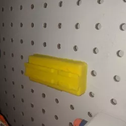 Nerf Rail Accessories mount for pegboard