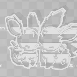 nidoran pokemon cookie cutter love