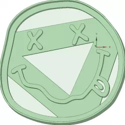 Nirvana cookie cutter logo