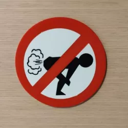 No Fart Sign - MMU ready