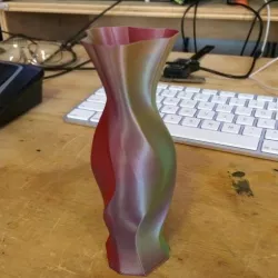 Odd Base Twisted Vase