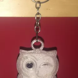 Owl Keychain - Owl Keychain 3D print model
