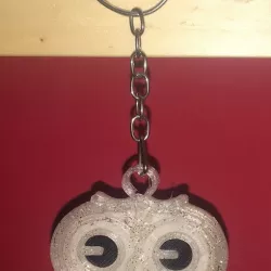 Owl keychain - Owl Keychain 3D print model